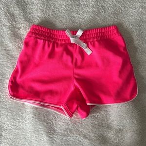 Size 6 bright pink run shorts